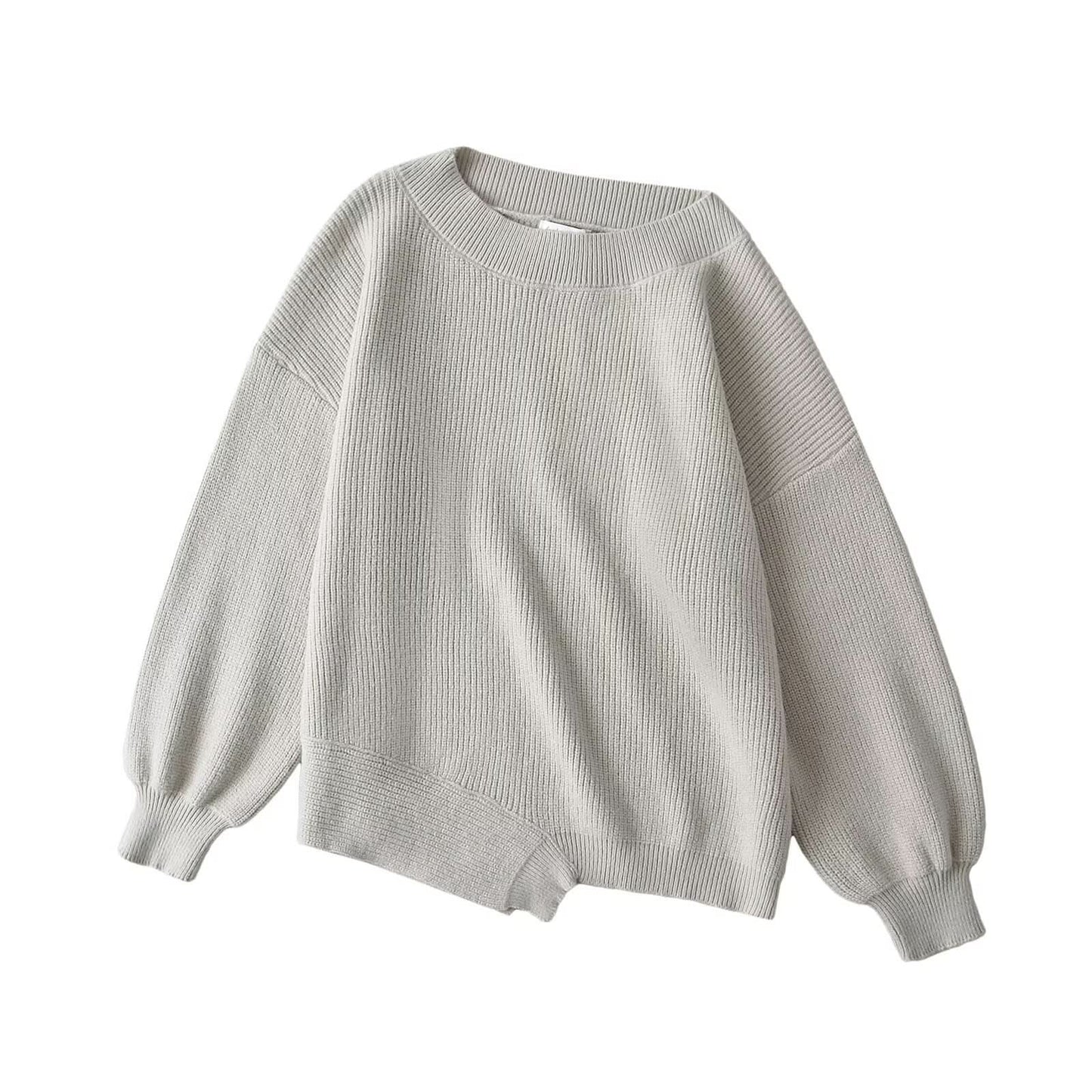 Pullover mit unregelmäßigem Saum