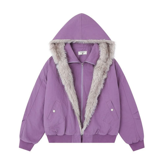 Kapuzenjacke aus Baumwolle