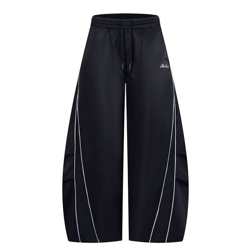 Streetwear Straight Leg Unisex Loose Casual Drop-Crotch Sport Pants