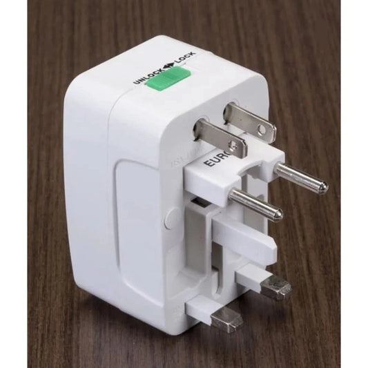 Adaptador Tomada Universal Internacional Viagem + 150 Países