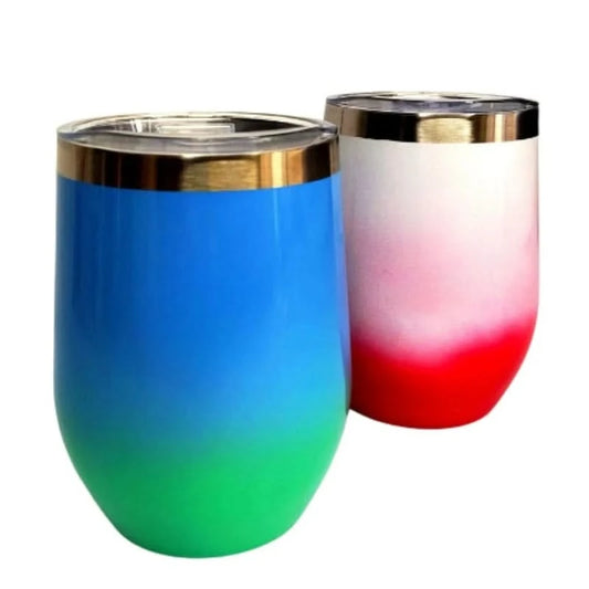 Thermobecher Cuia 350ml aus Edelstahl mit Acryldeckel, zweifarbig