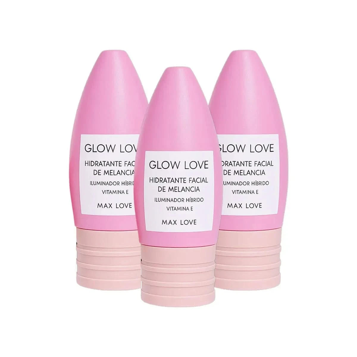 Wassermelonen-Feuchtigkeitscreme Glow Love 60g Max Love-mit Hyaluronsäure, Niacinamid und Vitamin E