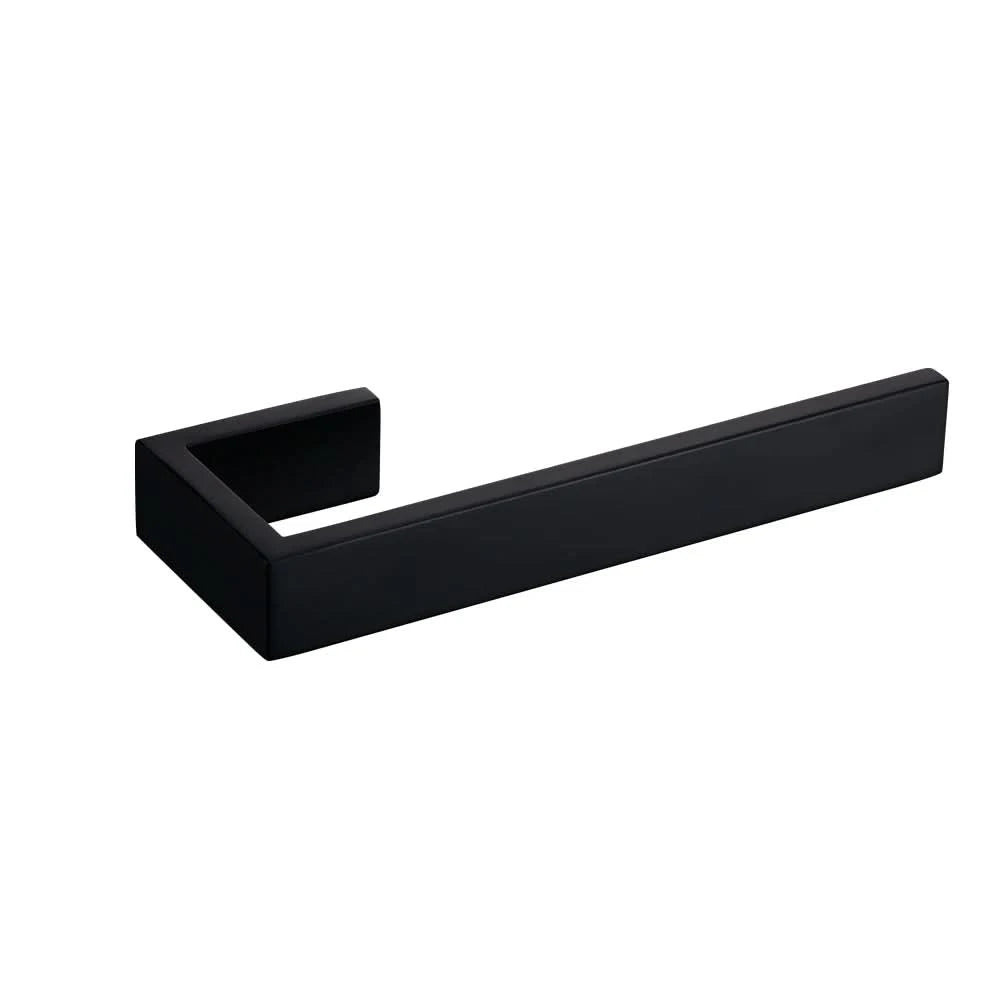 Stainless Steel Black Wall Mounted Screw Hook Paper Holder Towel/ Tissue Holder Towel Bar Bathroom Accessories