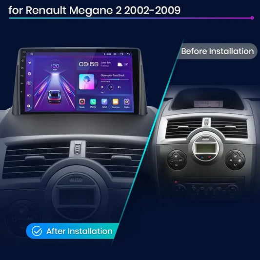 Junsun V1 EU-Lager Wireless CarPlay Android Auto Autoradio Navigation für Renault Megane 2 2002-2009 Zubehör Navigation 2007