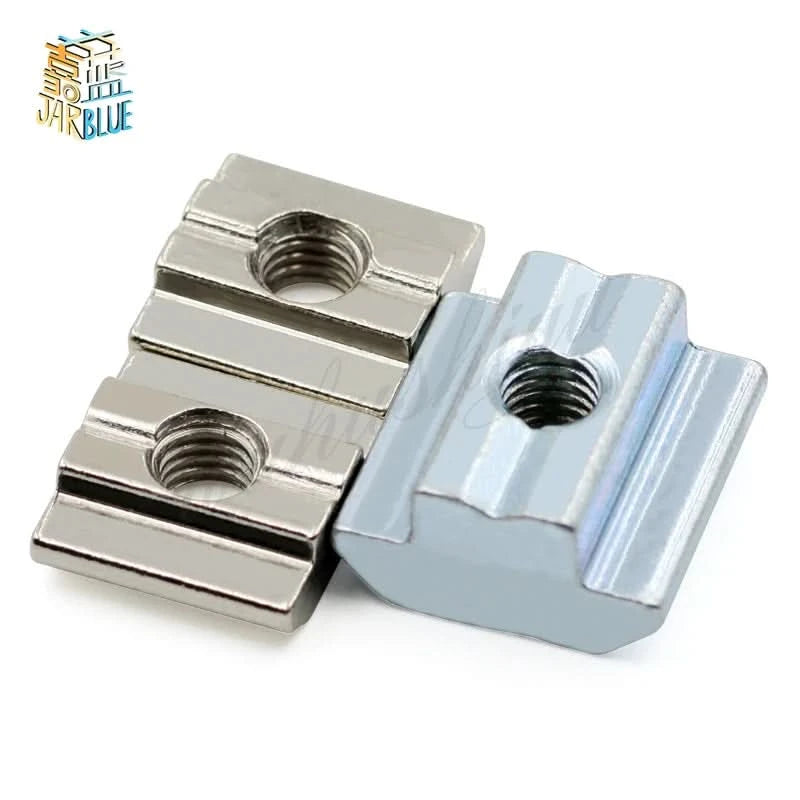 5/10/20Pcs M3 M4 M5 M6 Slot T-nut Sliding Nut For 2020 3030 4040 Profile Slot T Nut Aluminum Extrusions Furniture