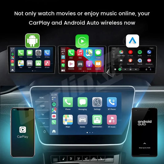 CarlinKit CarPlay Ai Box Android 13 Plus or Android 11 Smart Car Box Android Auto Wireless CarPlay 4GLTE for Audi Mazda VW Haval