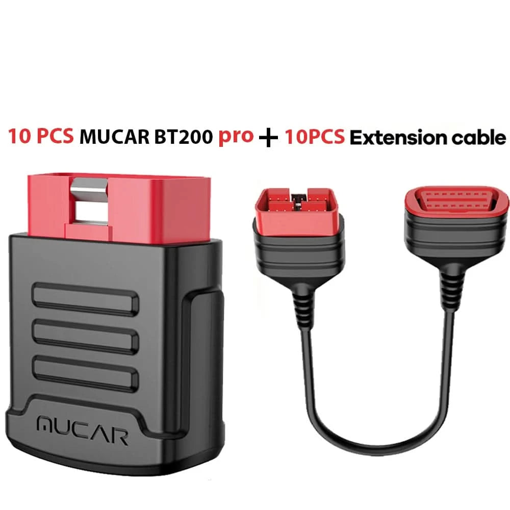 MUCAR BT200 & BT200 Pro Obd2 Diagnostic Tools Bluetooth obd 2 Scanner Automotriz Code Reader All System Diagnosis Free for Life