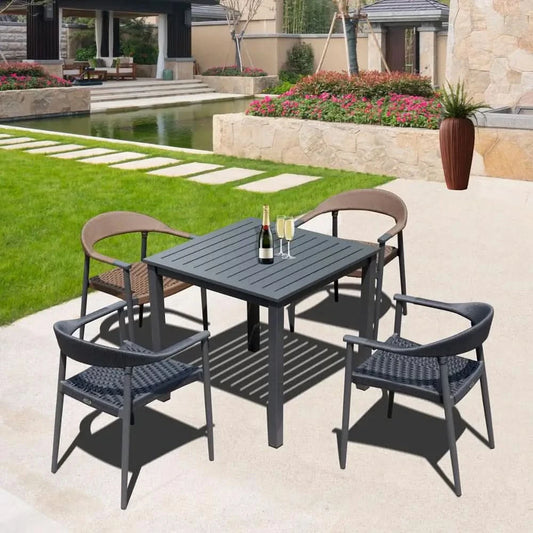 KT High End Garden Furniture Set Outdoor Table Sets for Hotel Restaurant Garden