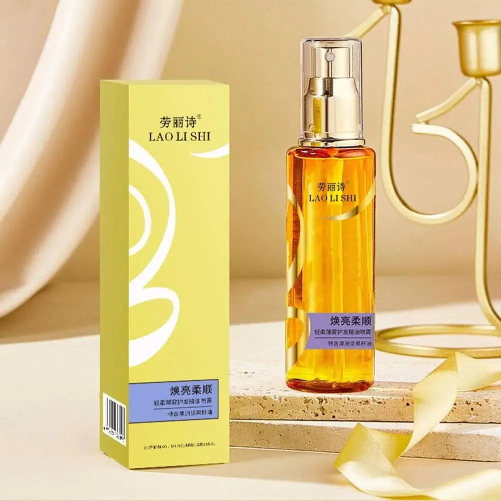Hair Oil Spray Fragrance Hair Mask Nourishing Conditioning Oil Deeply Moisturizing Hair Curly Spray Gift Women Hair Care Serum