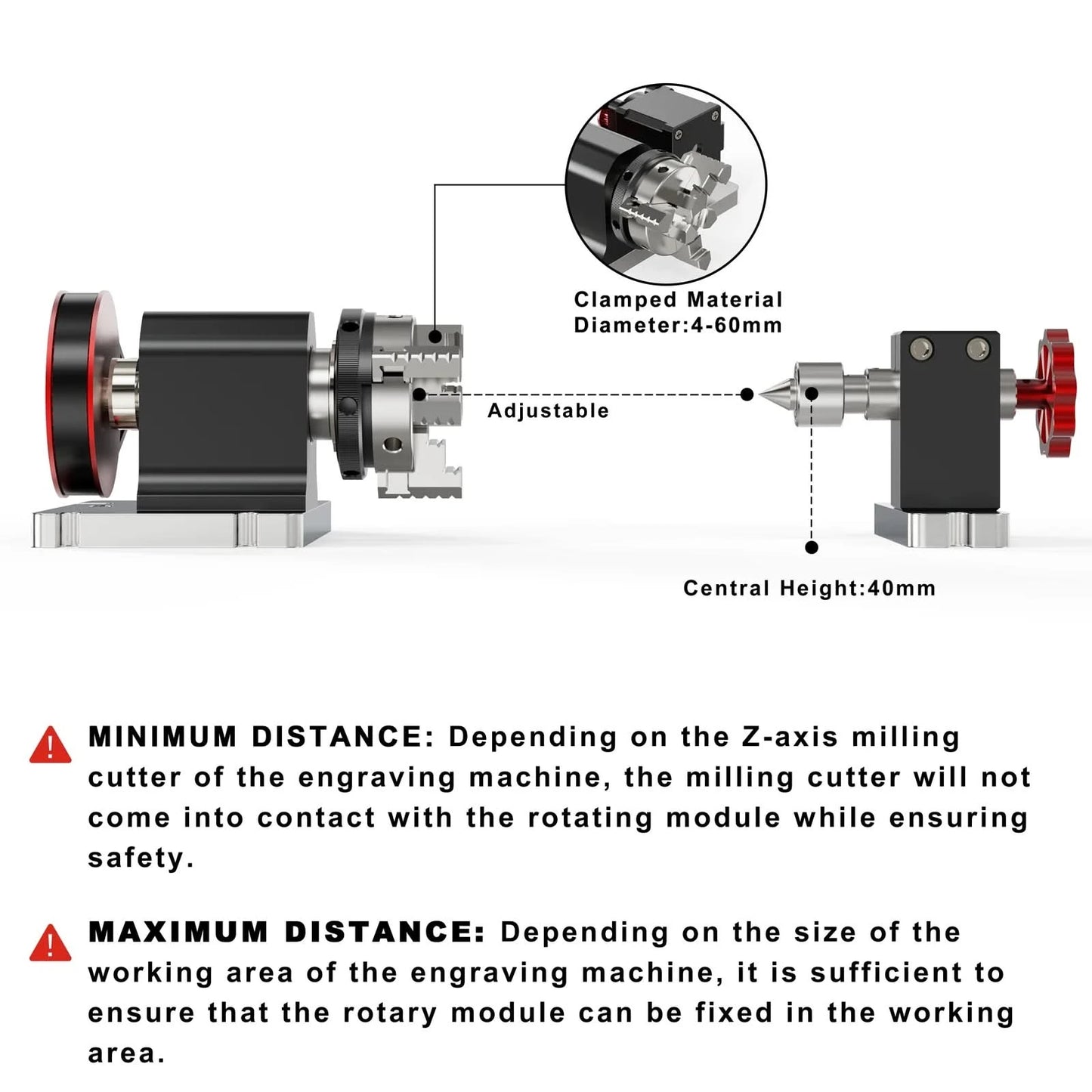 Twotrees 4th Axis CNC Rotary Module Kit for TTC450/TTC 450 PRO Rotary Roller For Engraving Cylindrical Object Cans