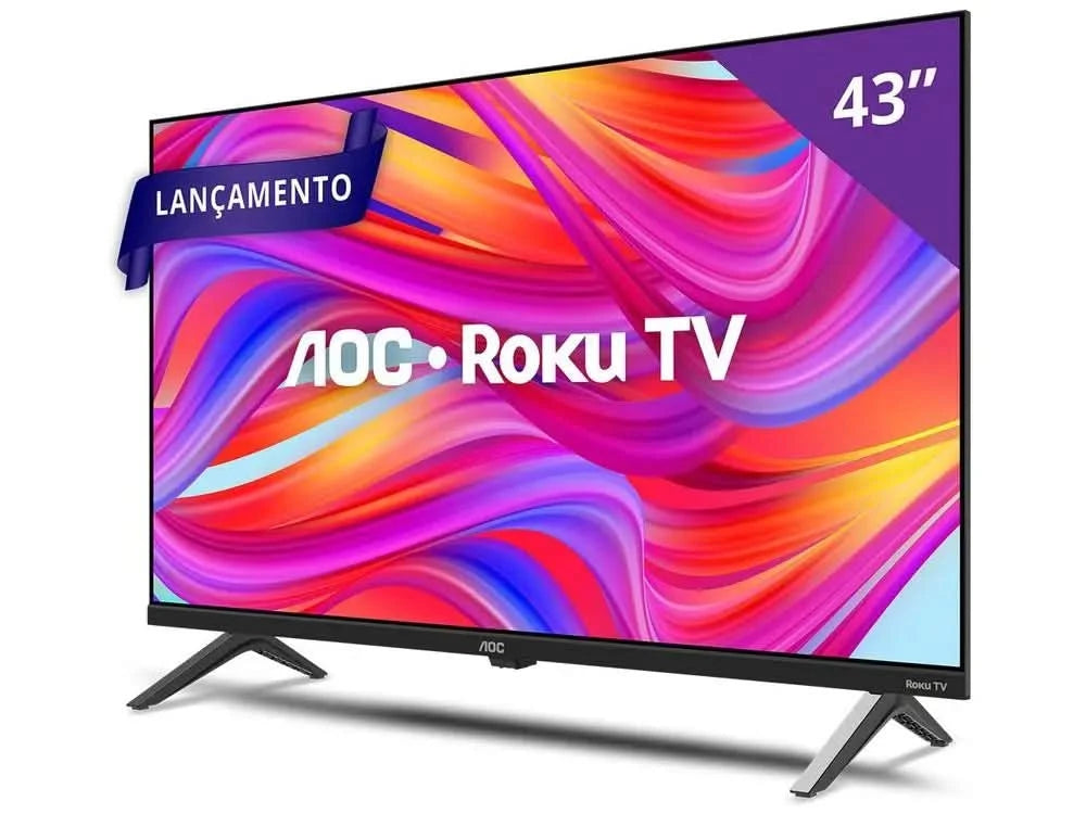 Smart TV 43 "Full HD DLED AOC 43S5045/78G VA Wi-Fi 3 HDMI 1 USB