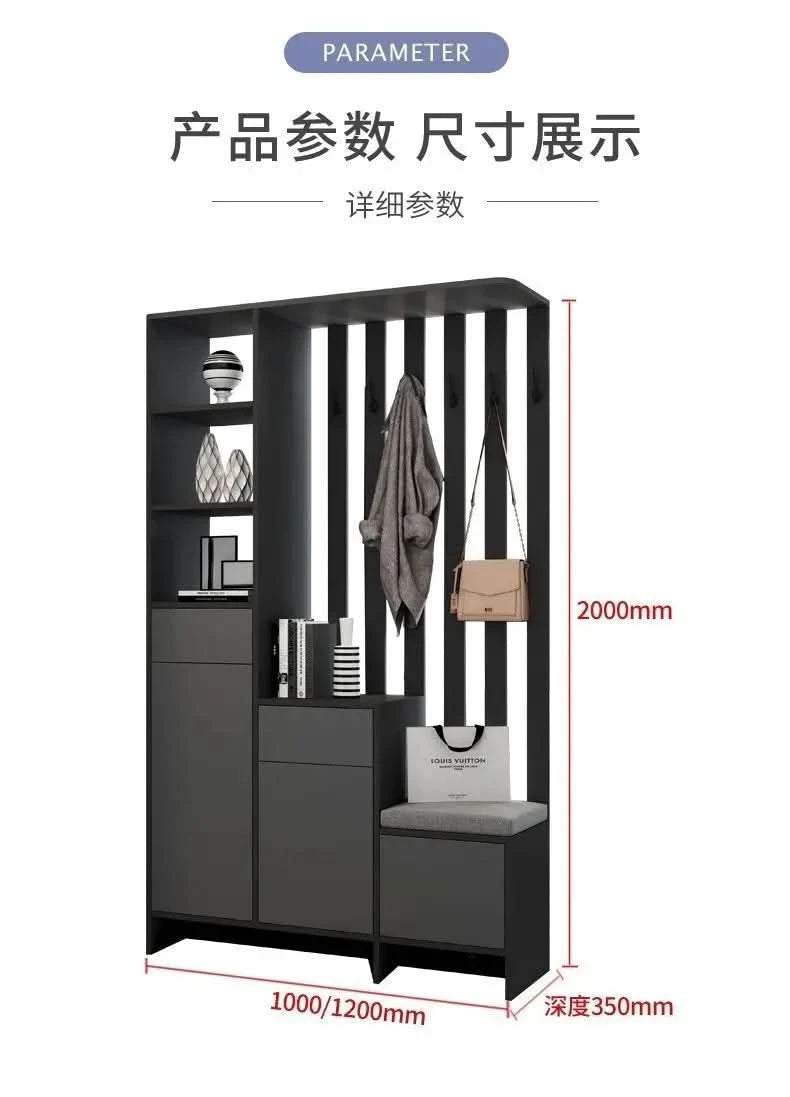 Modern simple large storage space multi-functional partition set furniture living room hall cabinetdrawer type storage Living ro