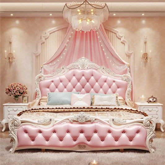 Large Girls Bedrooms Double Bed Board Box Young
Luxury Household Double Bed Storage Modern Camas De Dormitorio Furniture Home