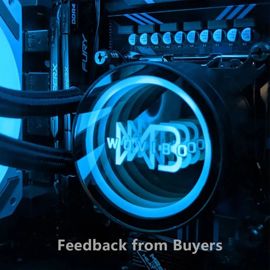 Wovibo Pc Cpu Water Cooler AIO Radiador 240mm 360mm ARGB RGB Para Intel 115x 1200 1700 2011 X79 X99 AMD AM4 AM5 Ventilador