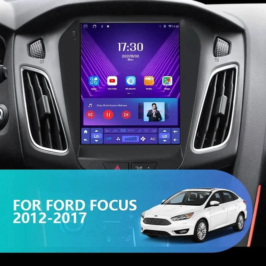 Srnubi 2 Din 9,7" Android 12 Carplay Autoradio für Ford Focus 3 Mk 3 2011 2012 - 2019 Multimedia Player 2Din GPS Auto Stereo DVD