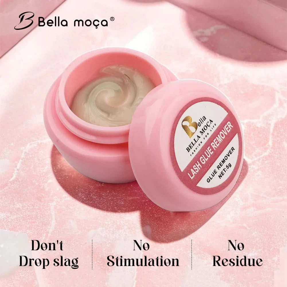 5PCS Eyelash Glue Remover 10ml Lashes Glue Remover Eyelash Extension Glue Remover No Irritating Quick Unloading Adhesive Makeup