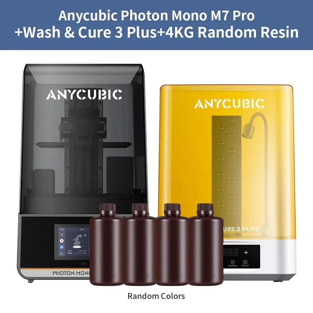 ANYCUBIC Photon Mono M7 Pro 14K Speed Up to 170mm/h Mono MSLA 3D Printer 10.1'' LCD Resin 3D Printer Size223*126*230m
