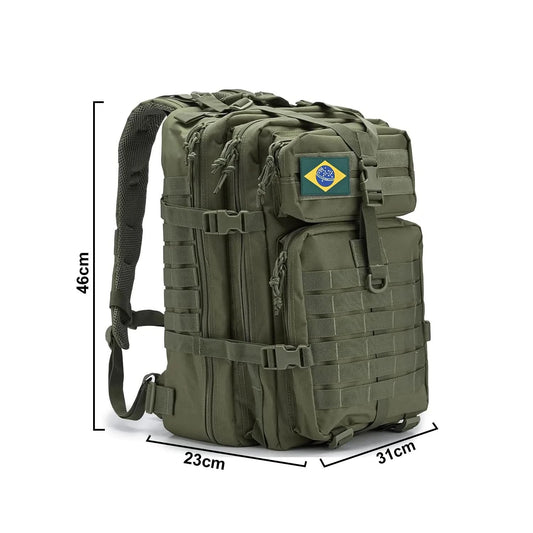 Assall Militärischer Taktischer Rucksack, verstärkt, wasserdicht, groß