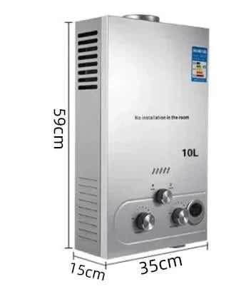 Sihao 6L 8L10L 12L 16L18L LPG Hot Water Heater Instant Continuous Gas Boiler Butane Propane Gas Boiler Heater for Camping Outdoo
