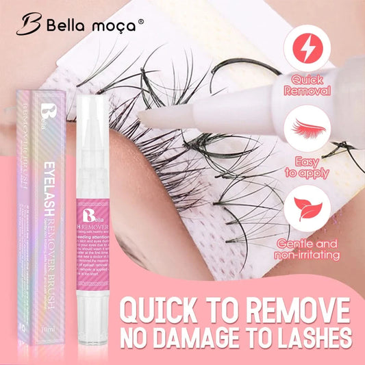 5PCS Eyelash Glue Remover 10ml Lashes Glue Remover Eyelash Extension Glue Remover No Irritating Quick Unloading Adhesive Makeup