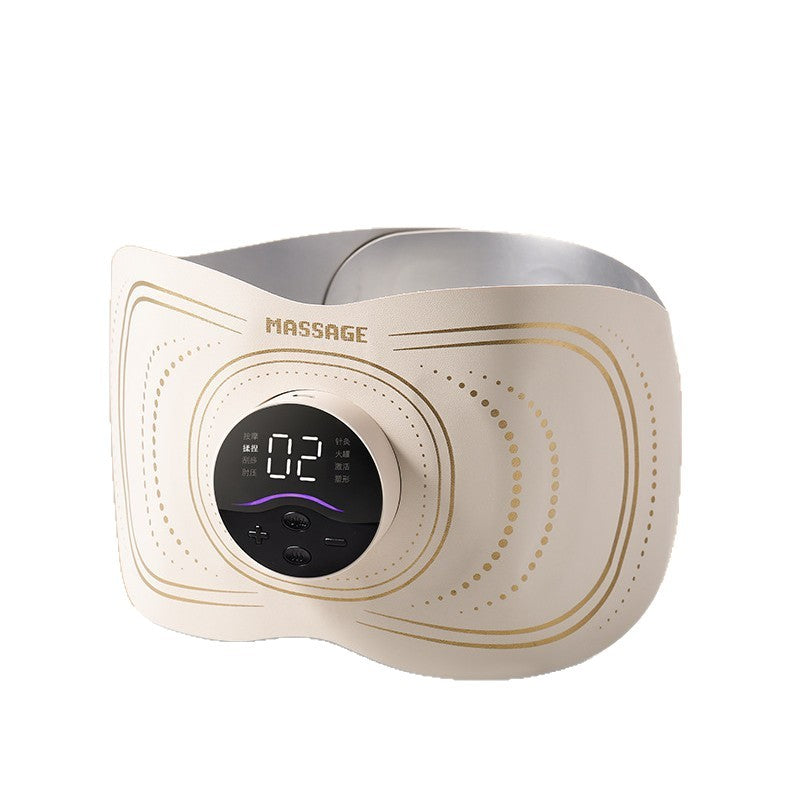 All-Red-Light Beauty Plasma Device With EMS Pulse Fitness Massage in beige with digital control panel