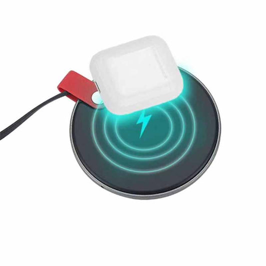 i80 TWS Bluetooth Earbuds with Wireless Charging on a sleek wireless charging pad.