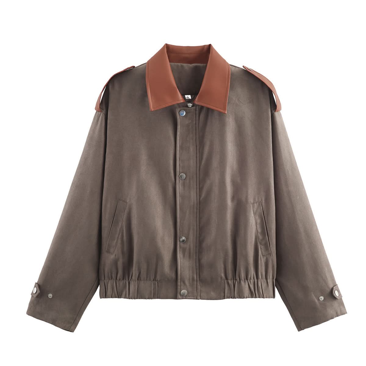 Minimale Kontraste Wildlederjacke