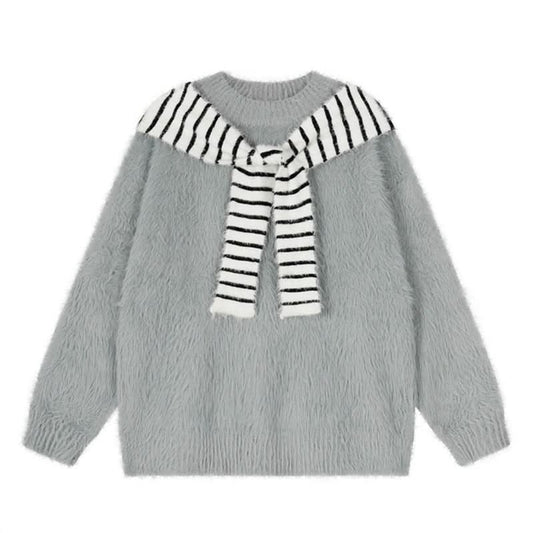 Poncho-Pullover Locker Übergroß Kuschelig und Bequem