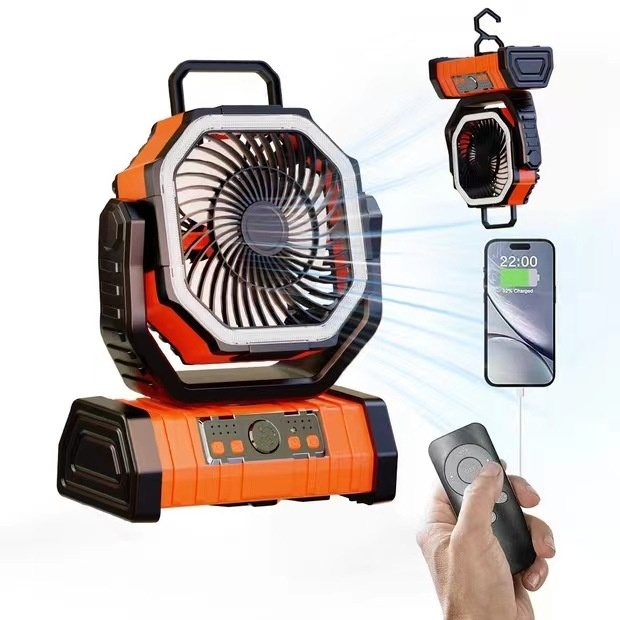 Outdoor Powerbank LED-Licht Camping-Ventilator