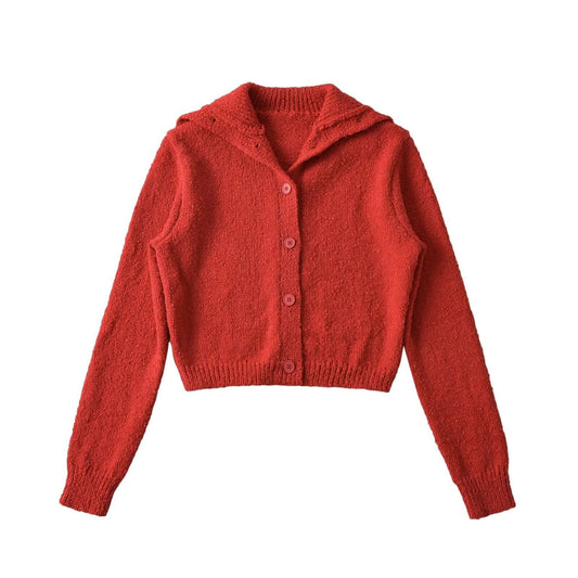 V-neck long sleeved button up top