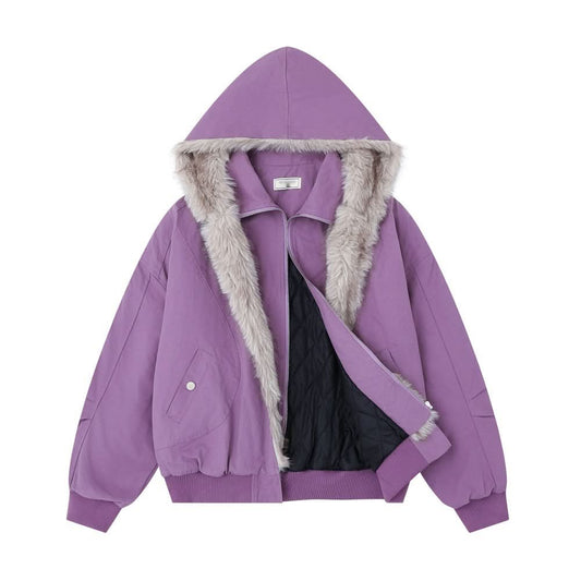 Kapuzenjacke aus Baumwolle