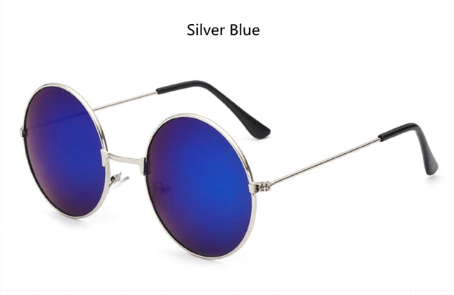 Glasses Retro Round Prince Sunglasses Vintage Circle Male Female Reflective circle Sun Glasses oculos de sol
