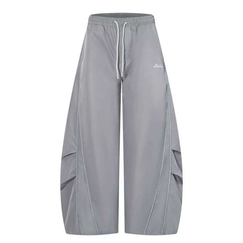 Streetwear Straight Leg Unisex Loose Casual Drop-Crotch Sport Pants