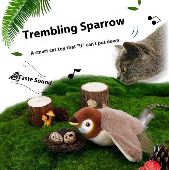 Flattervogel-Katzenspielzeug