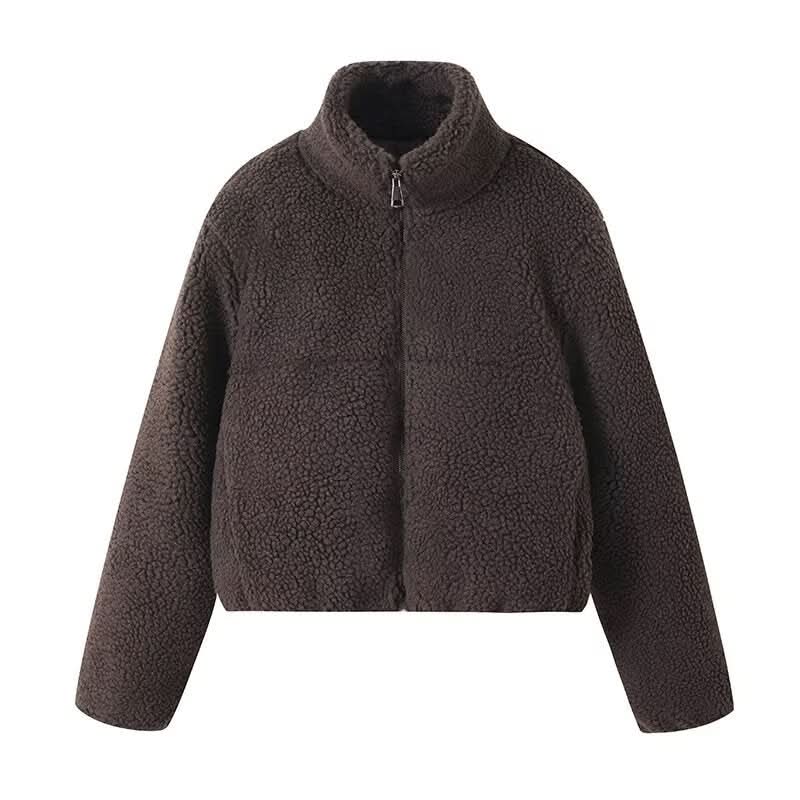 Lammwolle warmer Baumwollmantel dicke Jacke