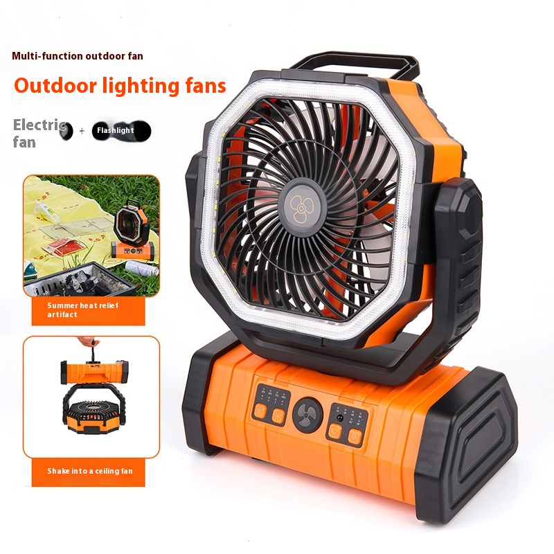 Outdoor Powerbank LED-Licht Camping-Ventilator