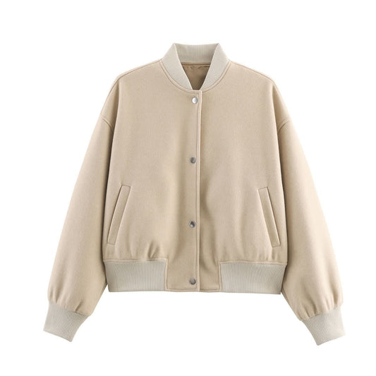 Street soft baseball jacket women's clothing