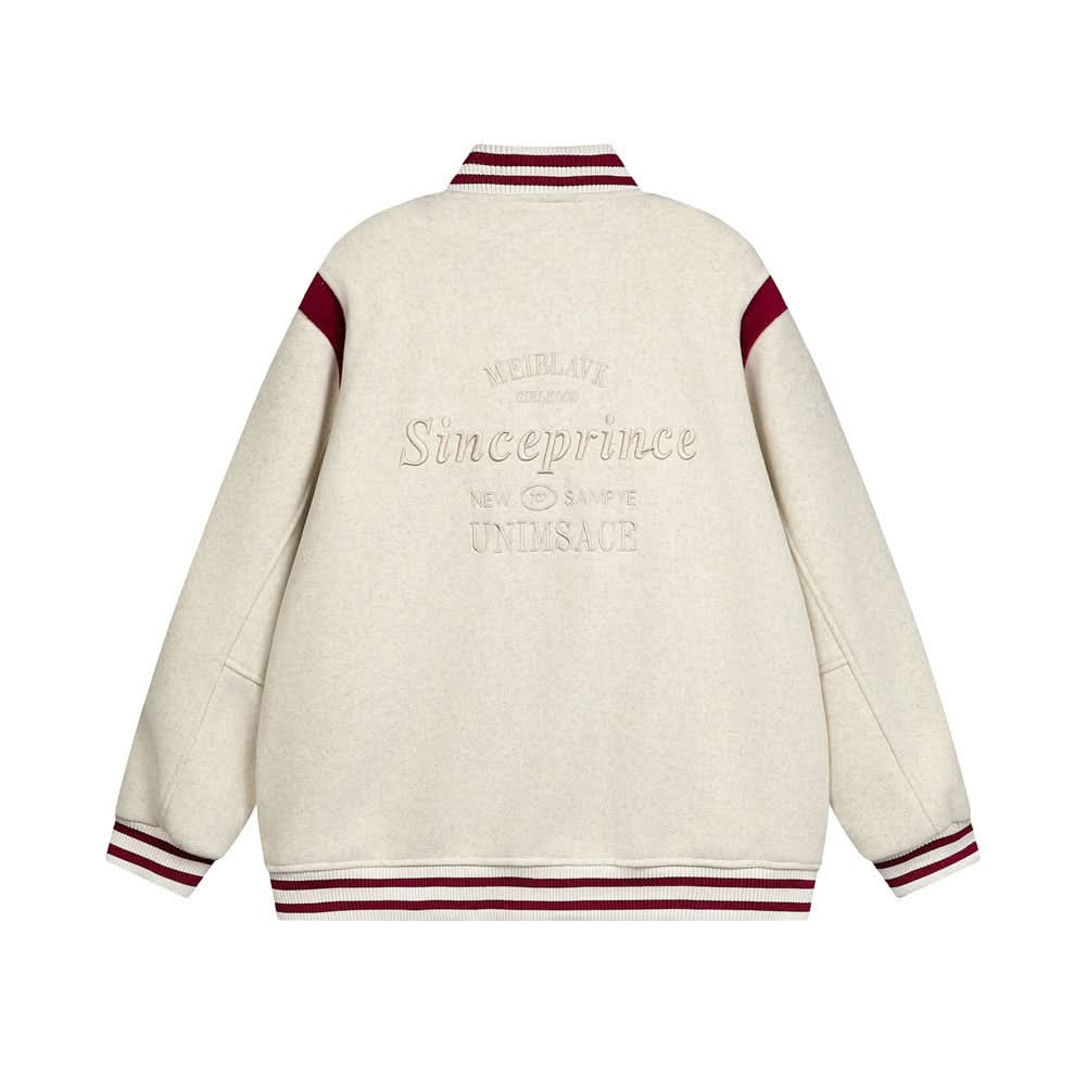 Color-Blocking Baseballjacke