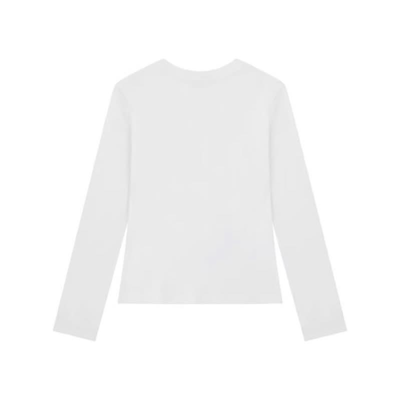 Long Sleeve T-Shirt for Women, Fashionable Fitted Slimming Casual Top