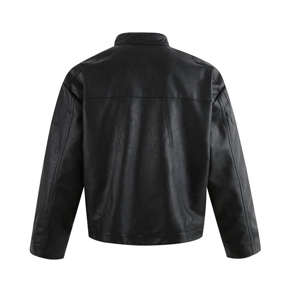 PU-Lederjacke