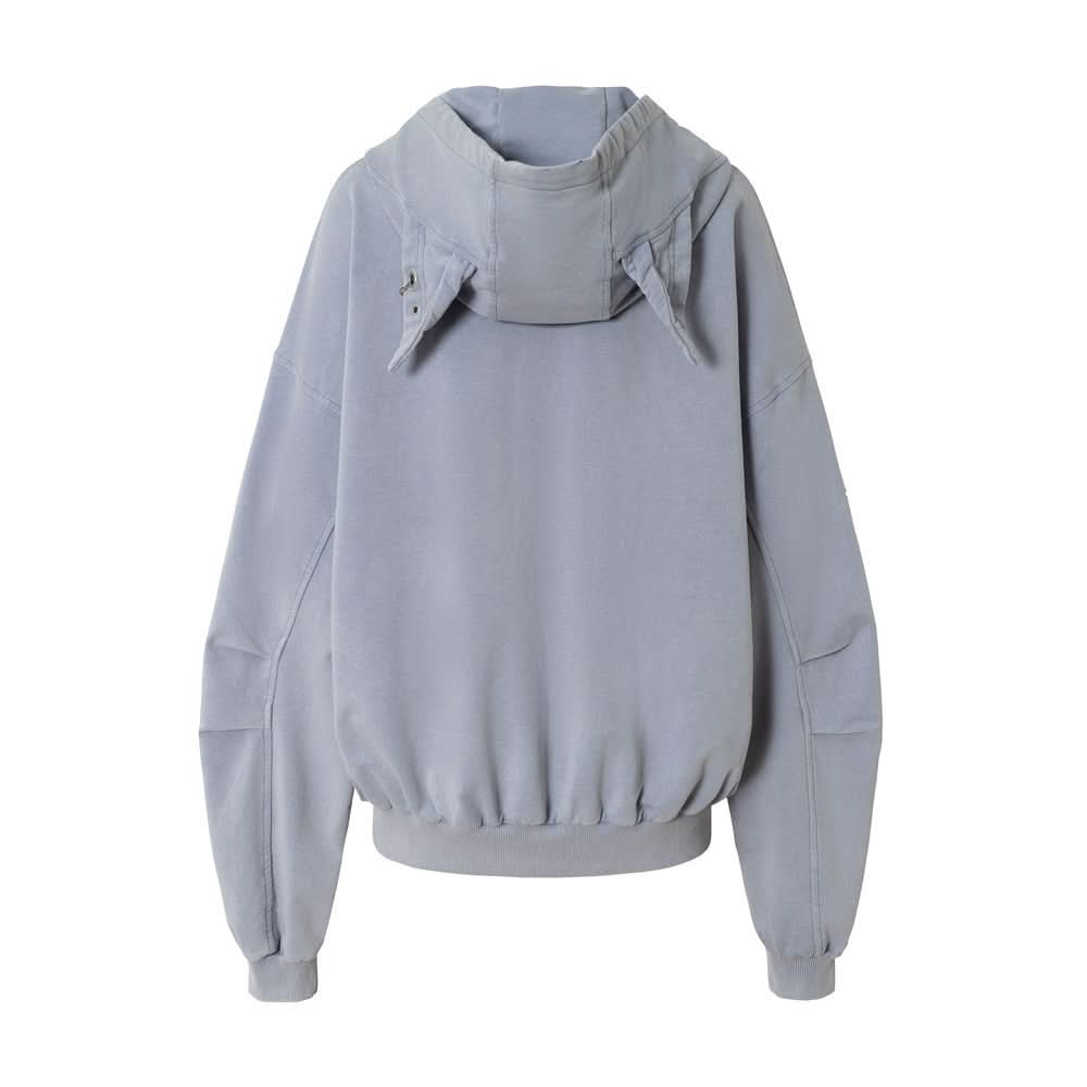 Graffiti letter loose men's cardigan sweatshirt