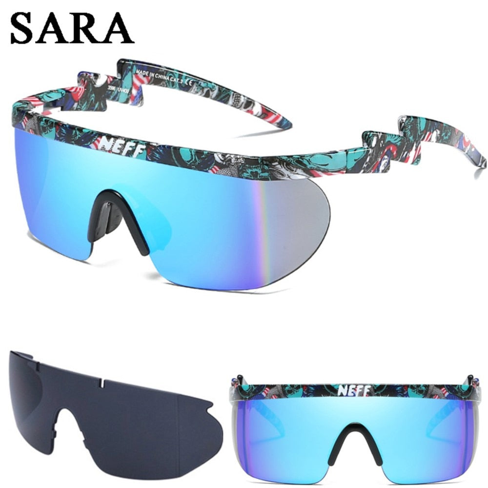 New Fashion Brand Neff Sunglasses Vintage Sun Glasses Coating Eyewear Driving Men/Women Oculos De Sol