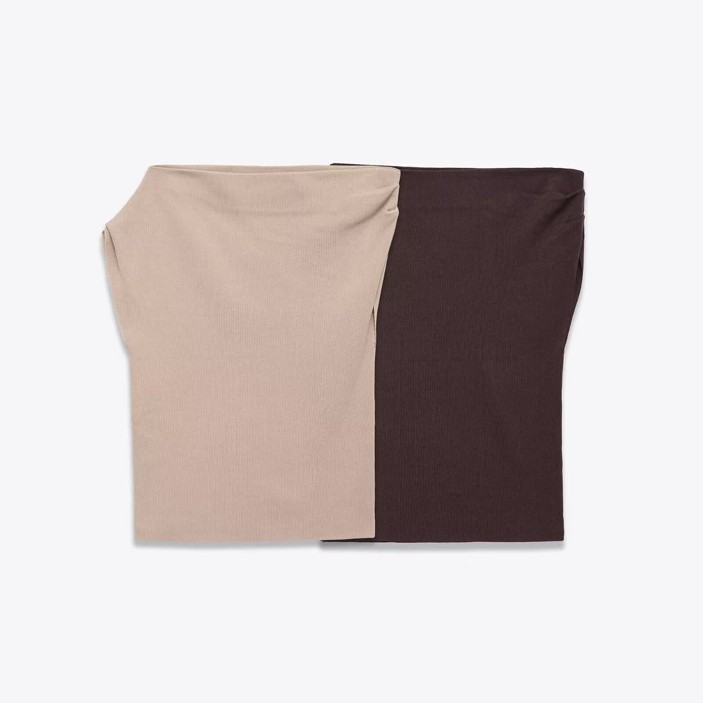 Vielseitiges asymmetrisches Strickoberteil