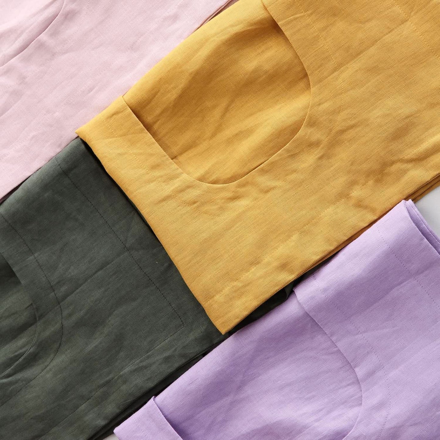 Fashion Design Cotton Linen Hollow Laundry Bag Large Capacity Clothing Storage Bag for Organizing Miscellaneous Items