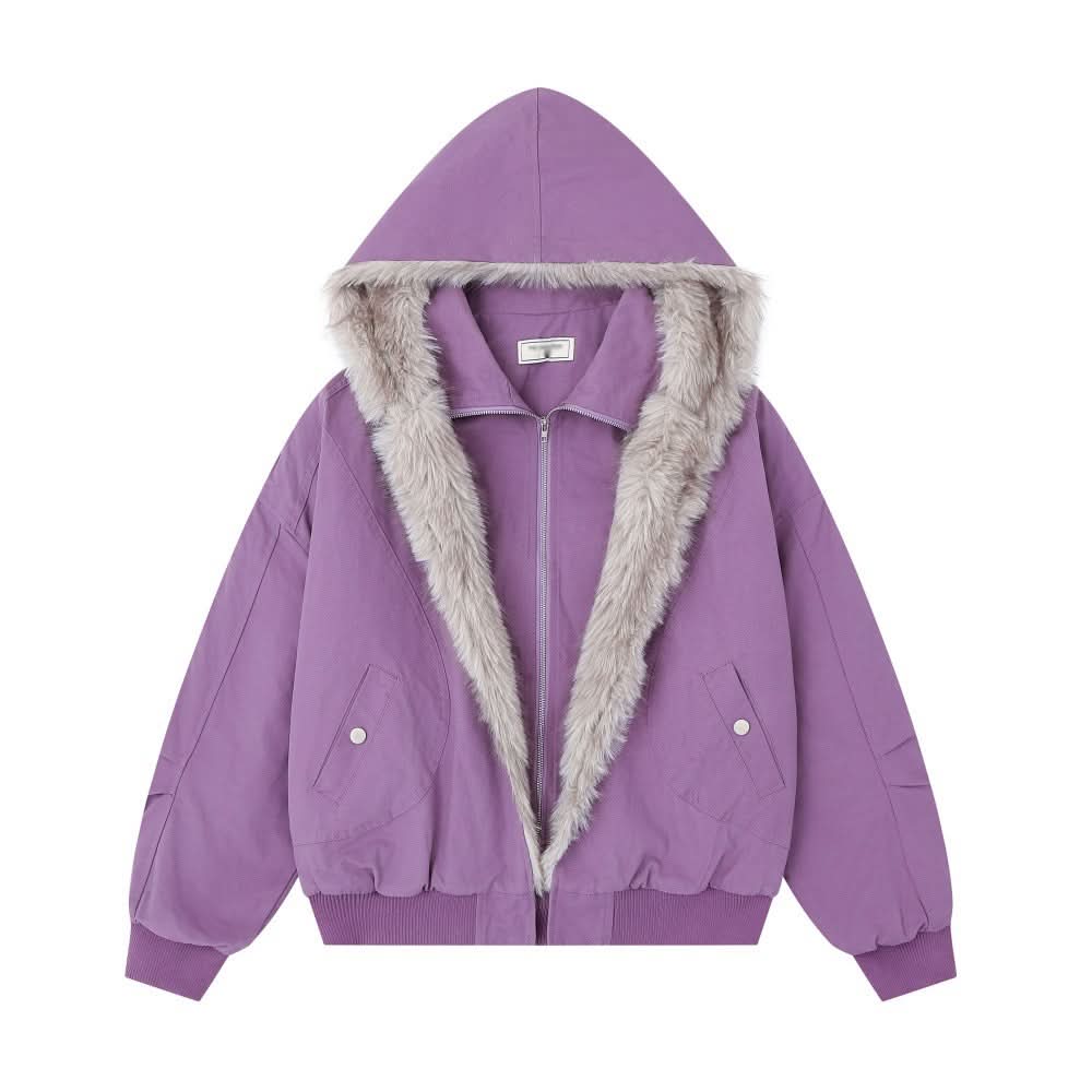 Kapuzenjacke aus Baumwolle