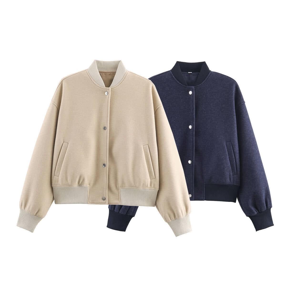 Street soft baseball jacket women's clothing
