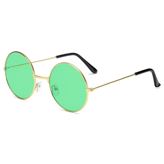 Glasses Retro Round Prince Sunglasses Vintage Circle Male Female Reflective circle Sun Glasses oculos de sol