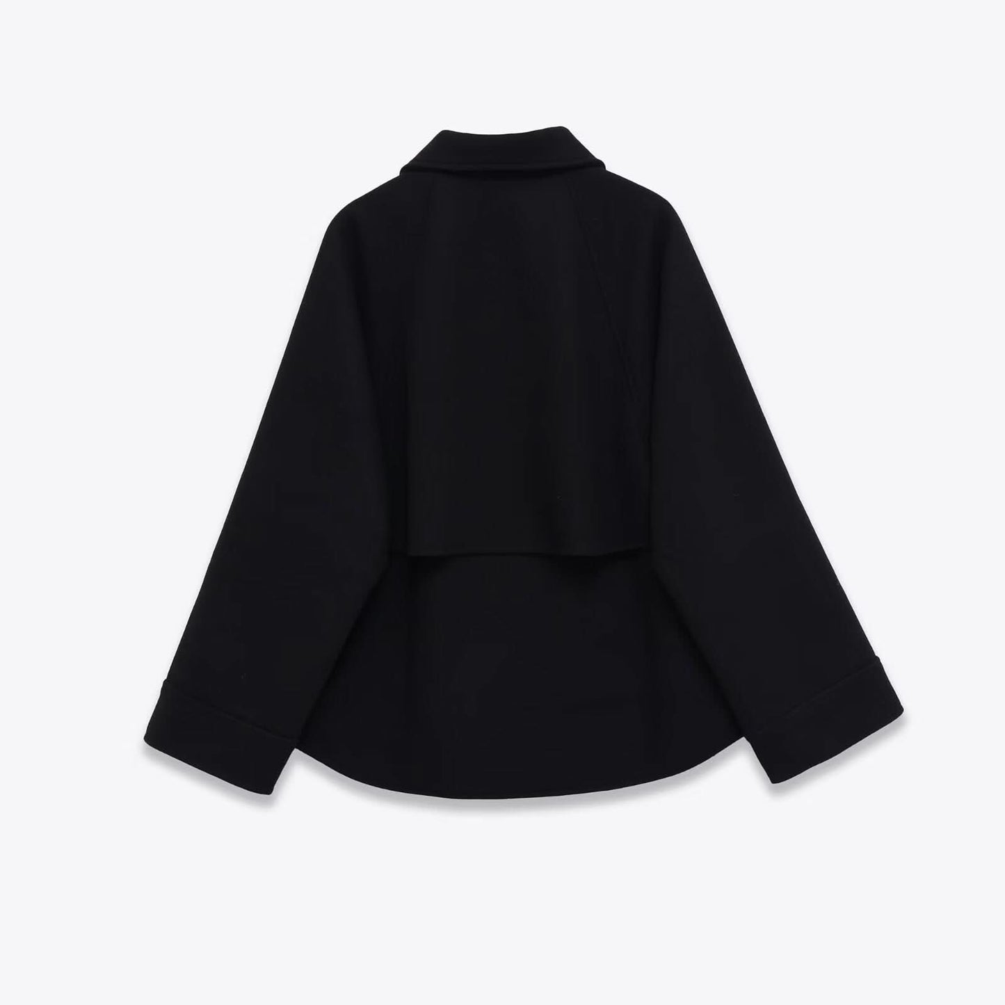 Jacke mit Reißverschluss aus Wollgemisch