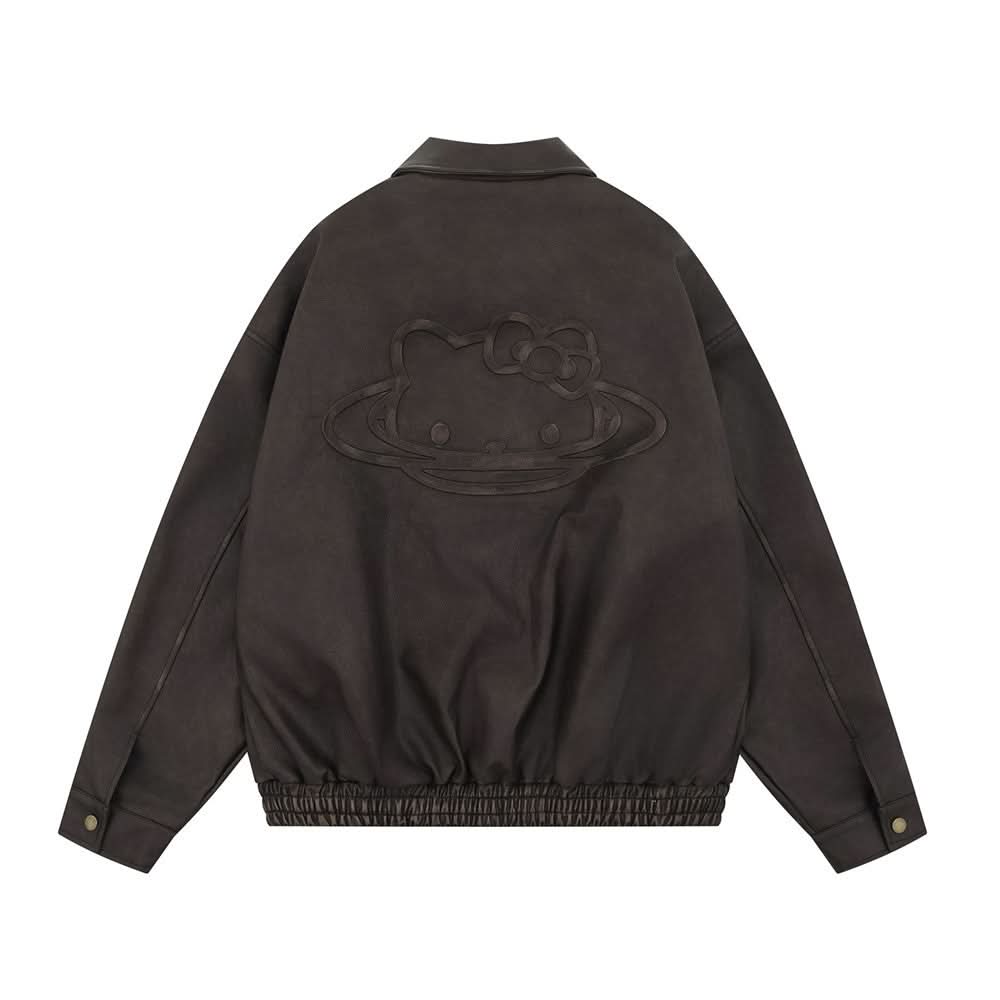 PU-Lederjacke