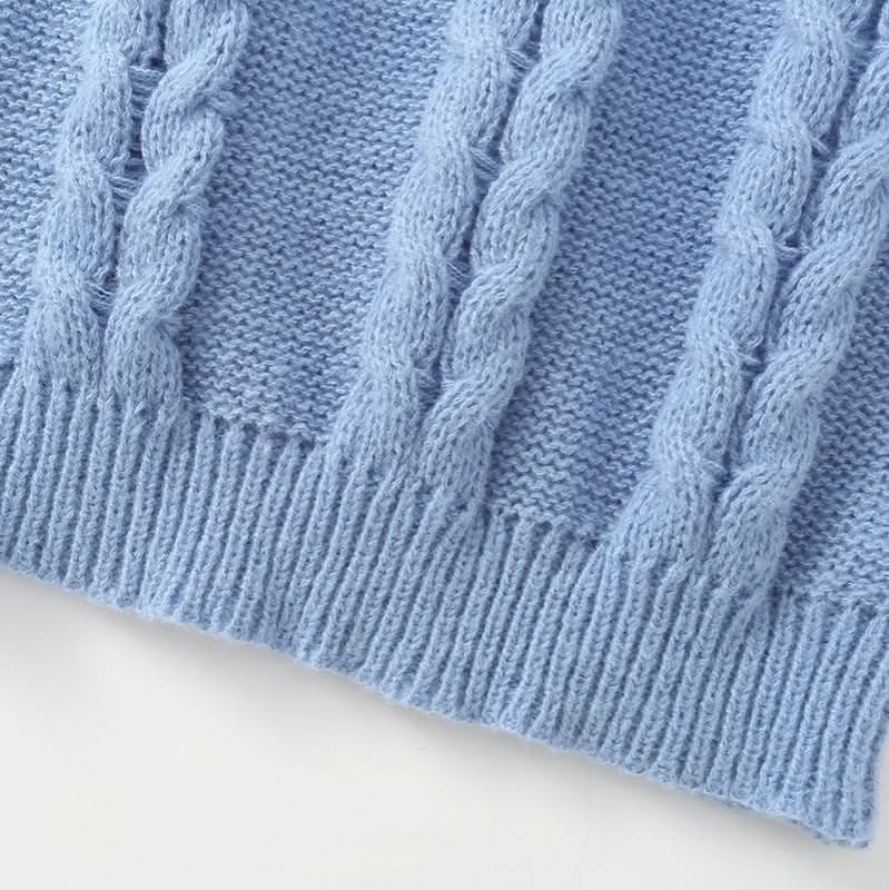 Weit geschnittener Langarmpullover